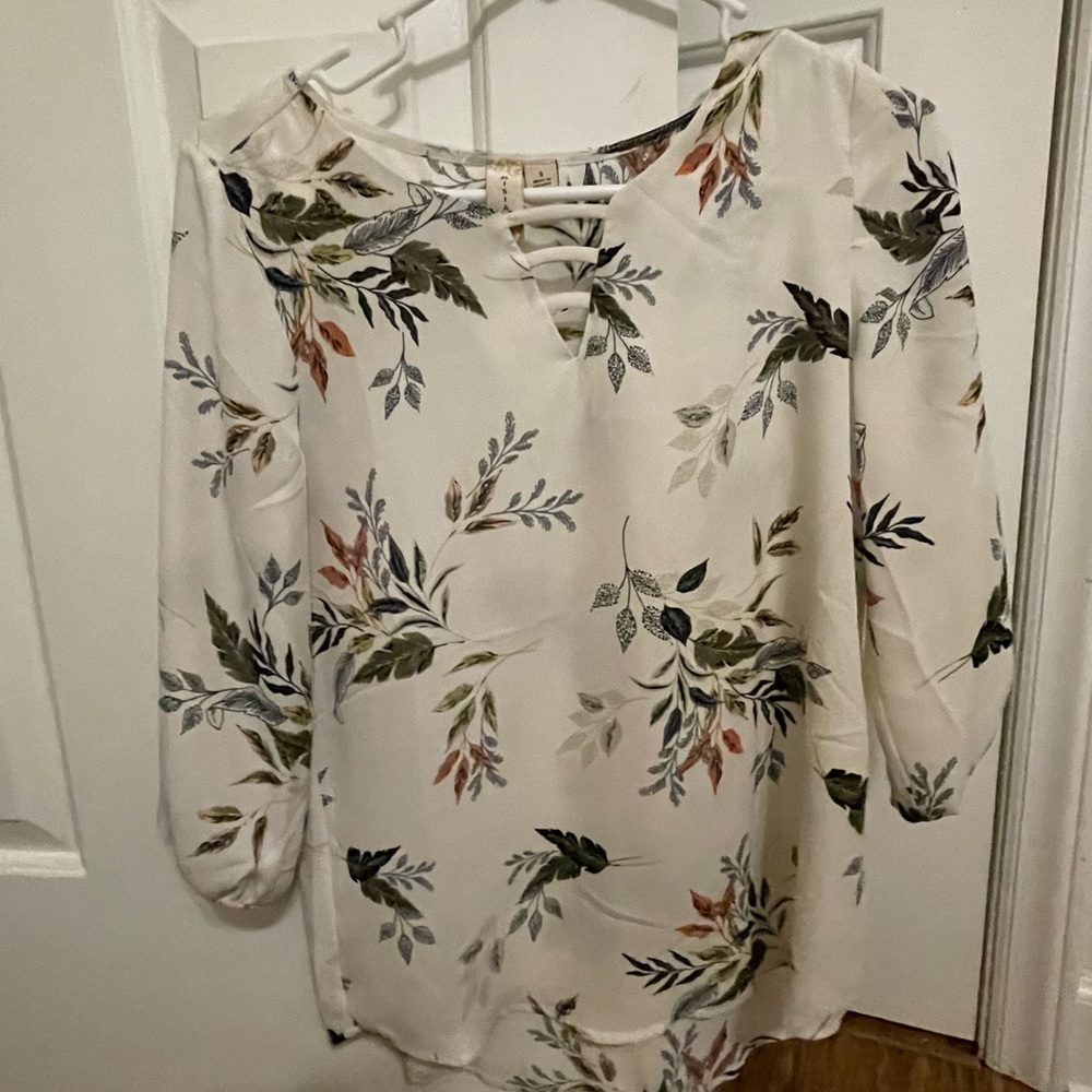 Lightweight Floral Blouse